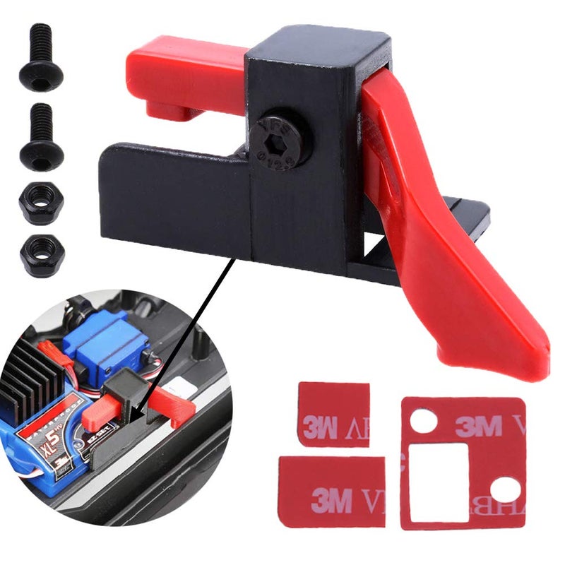 XIND ELE. ESC Easy Start Trigger Power Switch Kit for TRX4 1/10 RC Trail Crawler Truck Accessory - Image 1